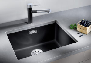 【格蘭登】德國 Blanco SUBLINE 500-U 結晶花崗岩水槽 50cm 下嵌