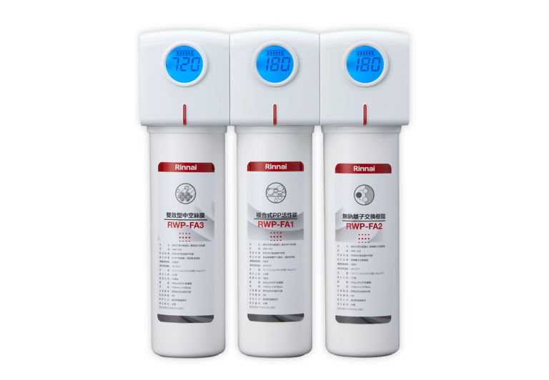 【格蘭登】 日本 Rinnai 廚下型三道式淨水器 (含龍頭) RWP-F300