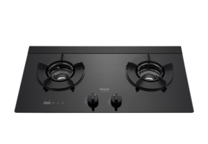 【格蘭登】 日本 Rinnai 檯面式內焰玻璃雙口爐 RB-N2620G(B)