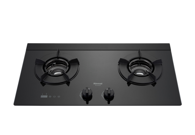 【格蘭登】 日本 Rinnai 檯面式內焰玻璃雙口爐 RB-N2620G(B)