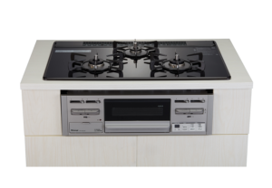 【格蘭登】 日本 Rinnai 爐連烤防漏玻璃三口爐 RB71AM5U32S-VW-TR