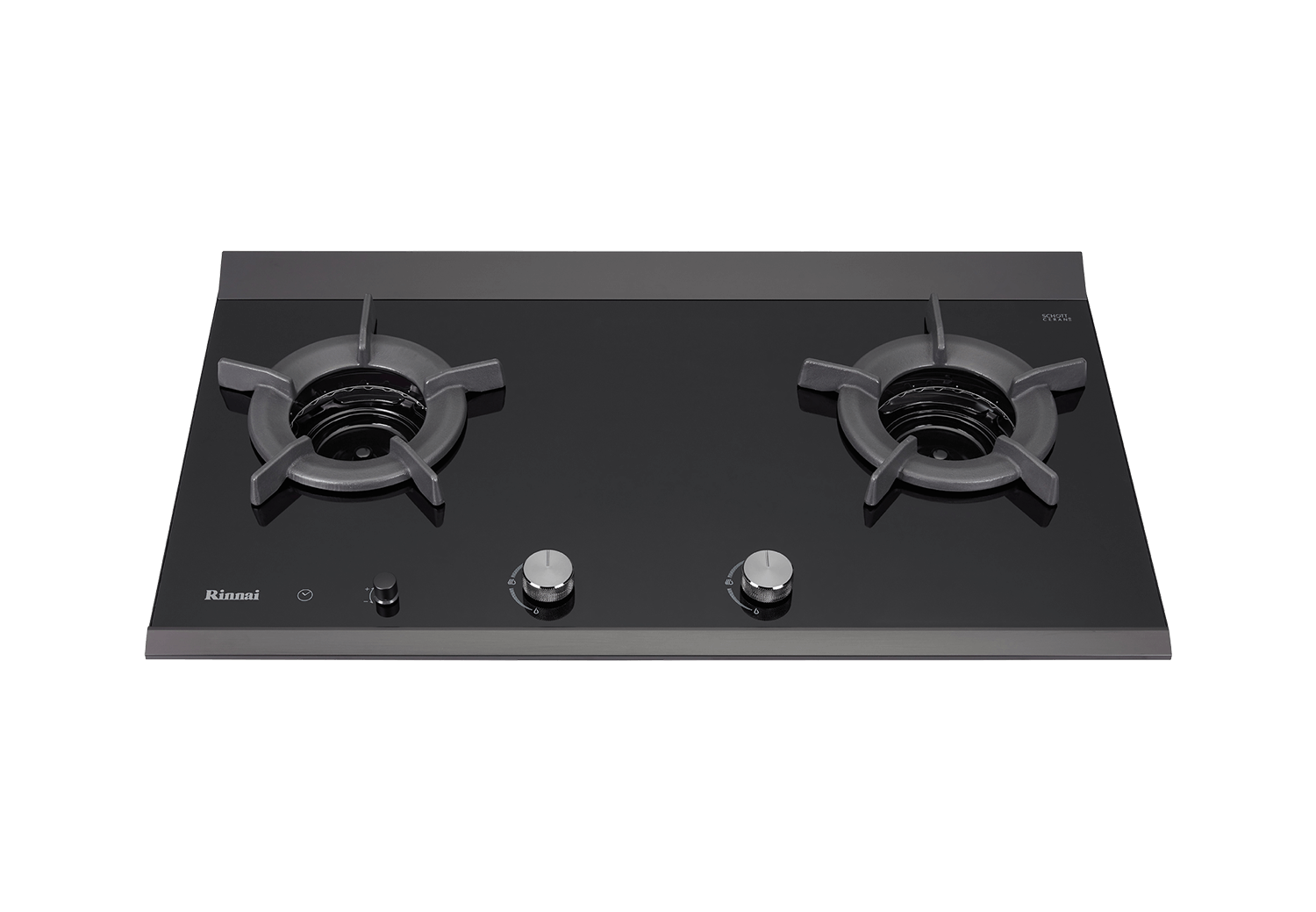 【格蘭登】 日本 Rinnai 檯面式內焰玻璃雙口爐 RB-2CGT-TR(B)