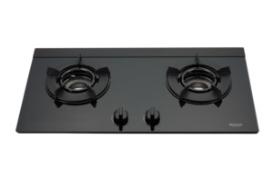 【格蘭登】 日本 Rinnai 檯面式內焰玻璃雙口爐 RB-N212G(B)