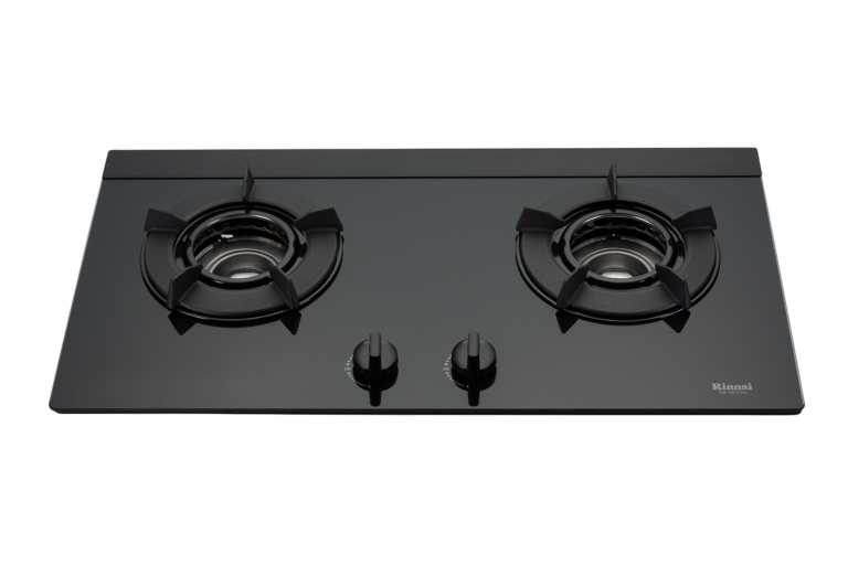 【格蘭登】 日本 Rinnai 檯面式內焰玻璃雙口爐 RB-N212G(B)