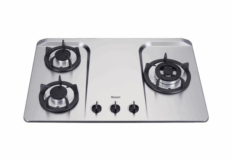 【格蘭登】 日本 Rinnai 檯面式防漏不銹鋼三口爐 RB-H301S