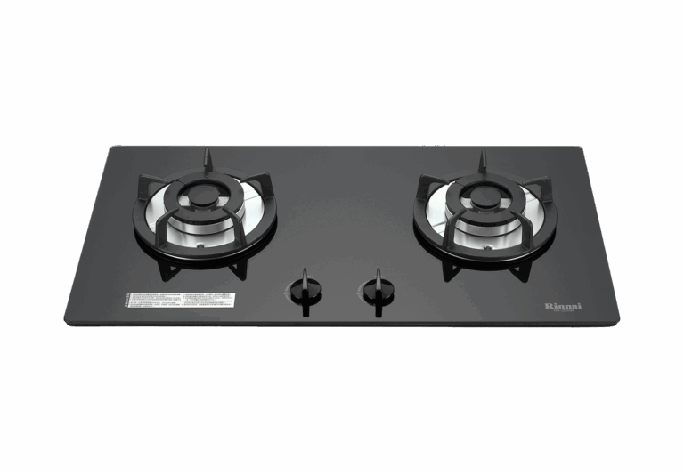 【格蘭登】 日本 Rinnai 檯面式防漏玻璃雙口爐 RB-202GH(B)