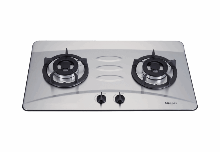 【格蘭登】 日本 Rinnai 檯面式防漏不銹鋼雙口爐 RB-H201S