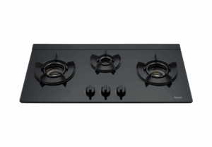 【格蘭登】 日本 Rinnai 檯面式內焰玻璃三口爐 RB-N312G(B)