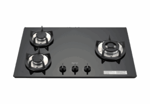 【格蘭登】 日本 Rinnai 檯面式防漏玻璃三口爐 RB-302GH(B)