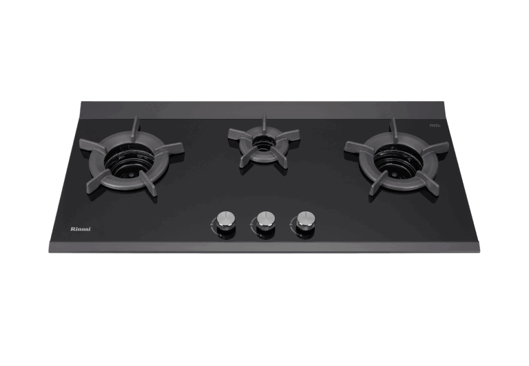 【格蘭登】 日本 Rinnai 檯面式內焰玻璃三口爐 RB-3CGN-TR(B)