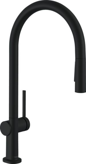 【格蘭登】德國 hansgrohe Talis M54廚房伸縮龍頭(黑色，一般/花灑出水) 72800670 期貨