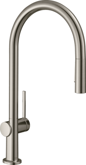 【格蘭登】德國 hansgrohe Talis M54廚房伸縮龍頭(不鏽鋼毛絲面，一般/花灑出水) 72800800