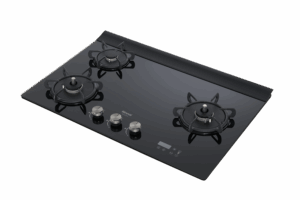 【格蘭登】日本 Rinnai 檯面式緻溫玻璃三口爐 RB-A3760G