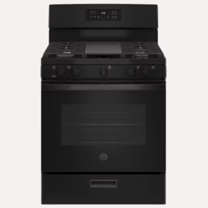 【格蘭登】美國 GE 30吋 獨立式瓦斯型四口單層爐連烤 JGBS66DEKBB