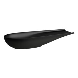 LAUFEN ALESSI ONE 陶瓷立式檯面盆 霧黑色 100x38cm 奢華衛浴