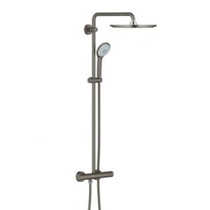 GROHE Euphoria System 310 定溫淋浴系統 - 石墨黑拉絲