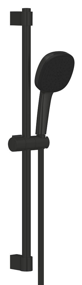 GROHE Tempesta Cube 110 手持花洒套装 2 喷雾模式 哑光黑