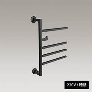 【格蘭登】美國 KOHLER Underscore 電熱毛巾架 小-霧面黑-帶掛勾 (埋線款, 220V) K-29349T-A-7 限量優惠