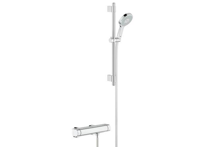 【格蘭登】德國 GROHE Grohtherm 2000 平台定溫淋浴龍頭 蓮蓬頭 滑桿組 鉻色 GR34281001