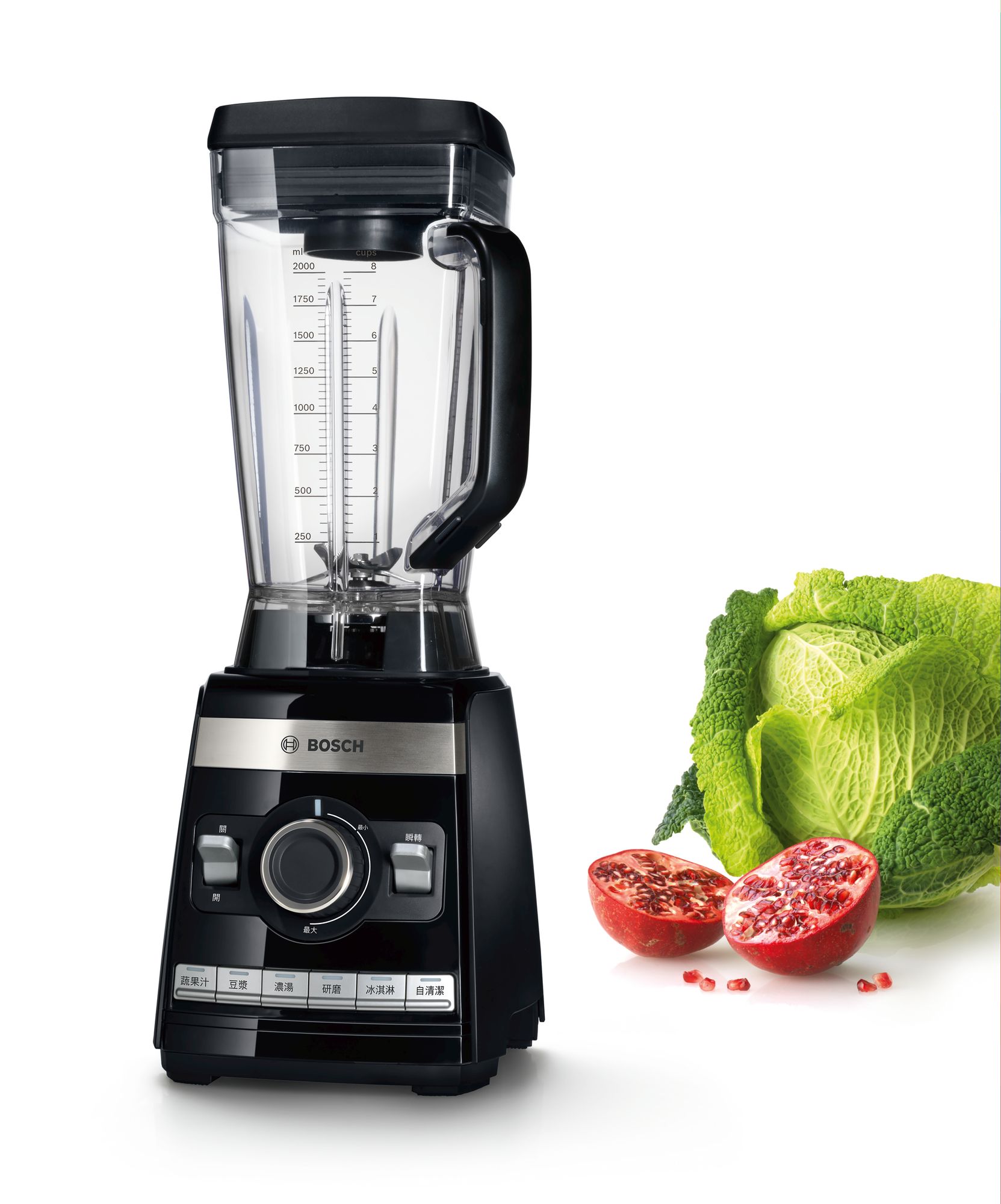 【格蘭登】 德國 Bosch High speed blenderVitaBoost 1400 W 深遂黑 MMBH6P6BTW:圖片 2