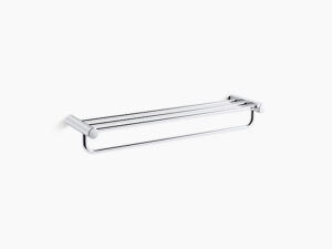 【格蘭登】美國 Kohler July 24 英寸雙層毛巾架 拋光鍍鉻 K-45400T-CP 限時優惠~2027/05/31