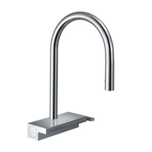 【格蘭登】德國 Hansgrohe Aquno Select M81 瀑布伸縮廚房龍頭