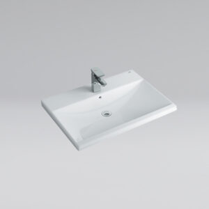 【格蘭登】日本 INAX 半嵌型面盆 65cm AL-2397VFC-TW