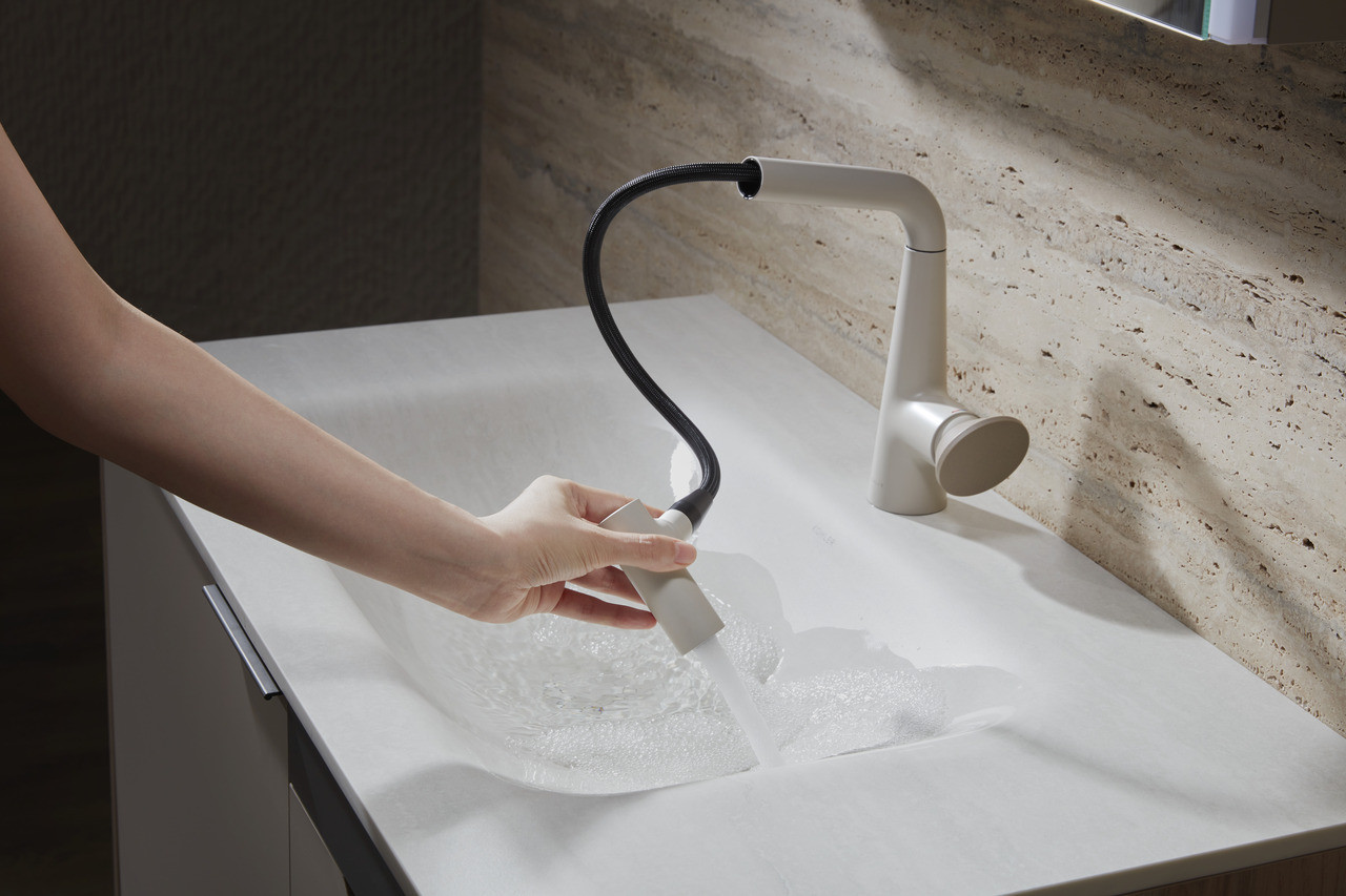 Kohler Accliv Beam Grooming 面盆單槍伸縮龍頭 雲緞沙