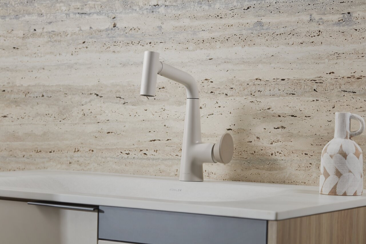 Kohler Accliv Beam Grooming 面盆單槍伸縮龍頭 雲緞沙