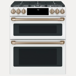 【格蘭登】美國 GE Café™30吋瓦斯型智慧六口雙層爐連烤 CGS750P4MW2