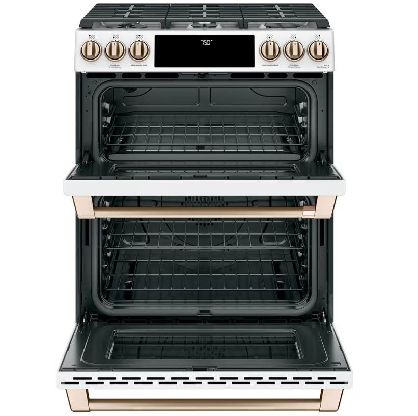 【格蘭登】美國 GE Café™30吋瓦斯型智慧六口雙層爐連烤 CGS750P4MW2:圖片 4