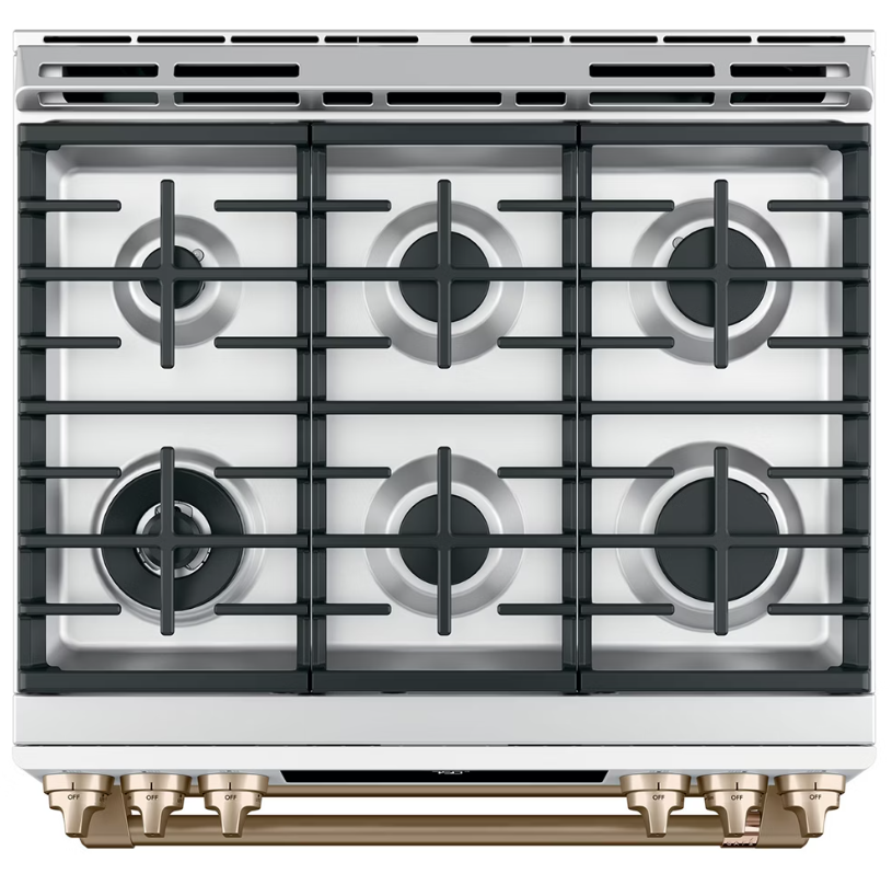 【格蘭登】美國 GE Café™30吋瓦斯型智慧六口雙層爐連烤 CGS750P4MW2:圖片 3