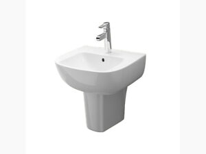KOHLER Reach 半柱面盆 白 (成套) K-72448X-1-0