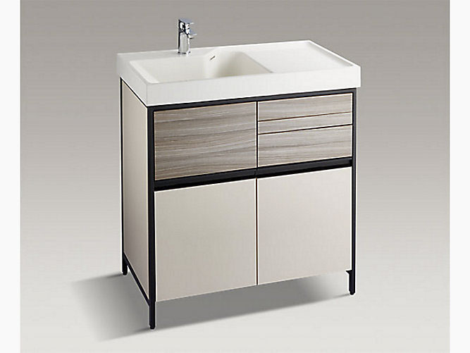 【格蘭登】美國 KOHLER MaxiSpace 2.0 浴櫃組 80cm 奶茶米 限量優惠