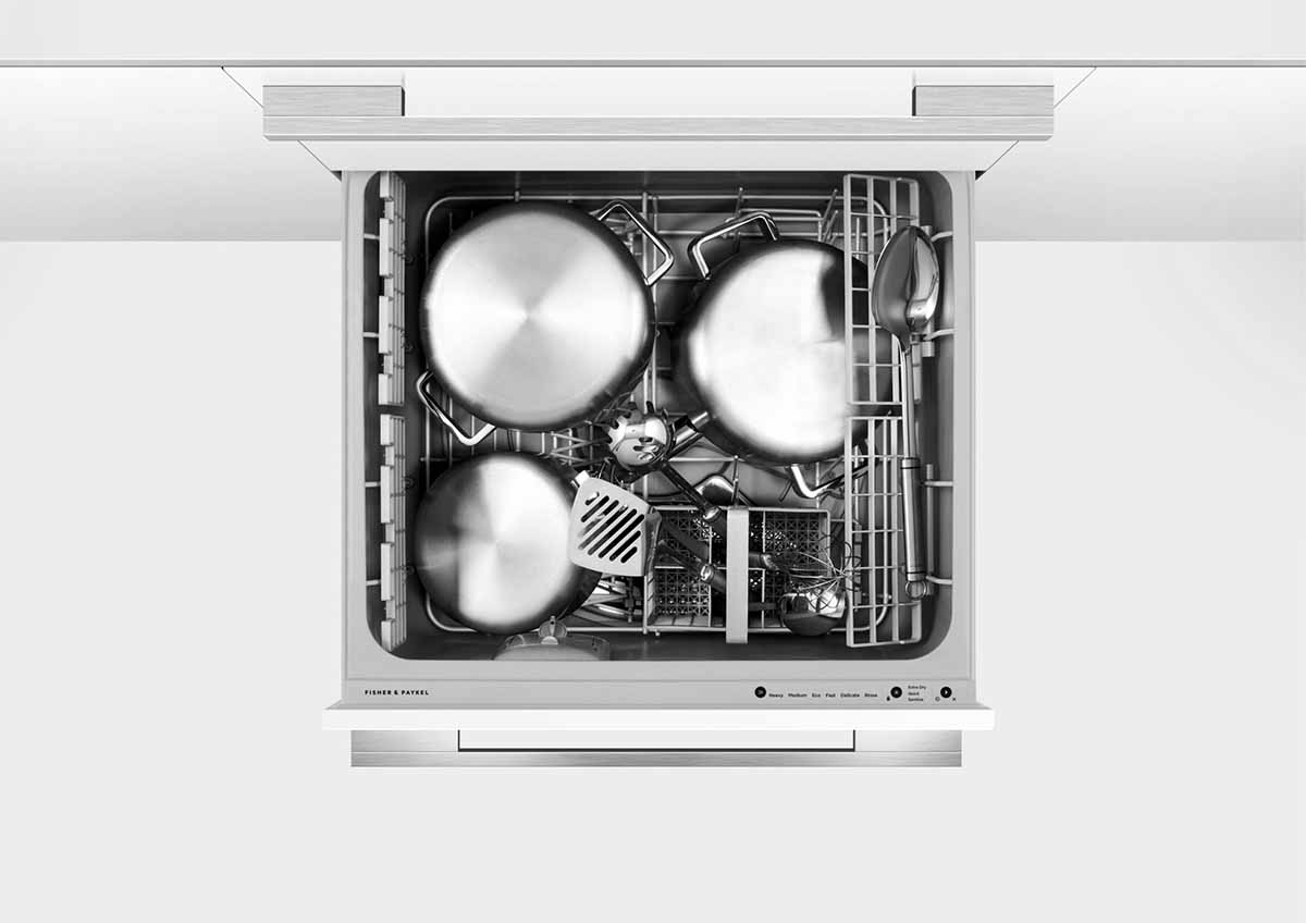 【格蘭登】紐西蘭 Fisher&Paykel 嵌門板 雙層抽屜式 洗碗機 DD60DHI9:圖片 4