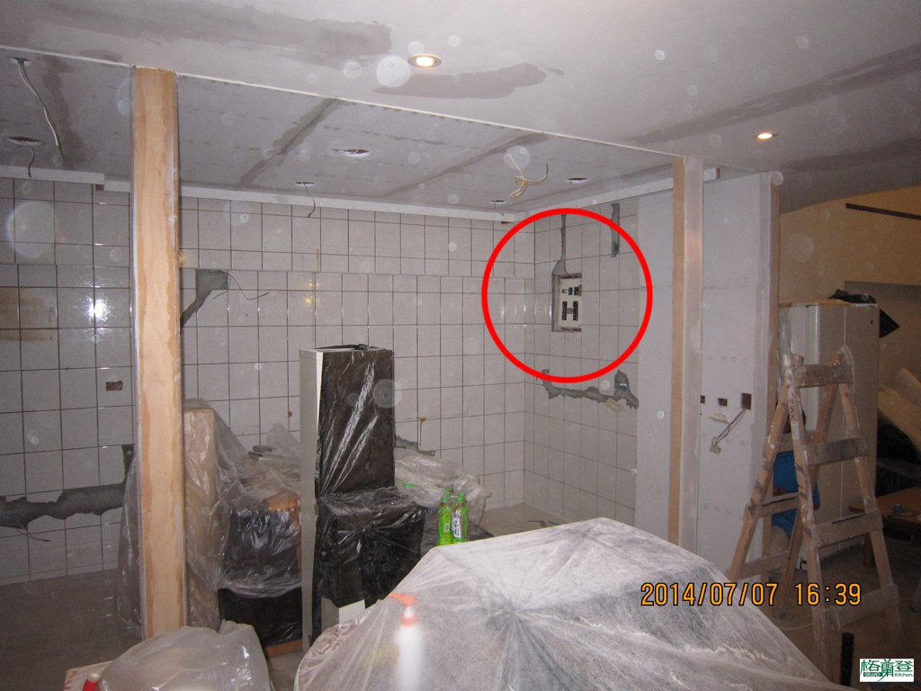 廚房改建 新竹2016 劉太太 變電箱