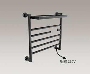 【格蘭登】美國 KOHLER Underscore 電熱毛巾架 霧面黑 220V 明線 K-29354T-7 限量優惠