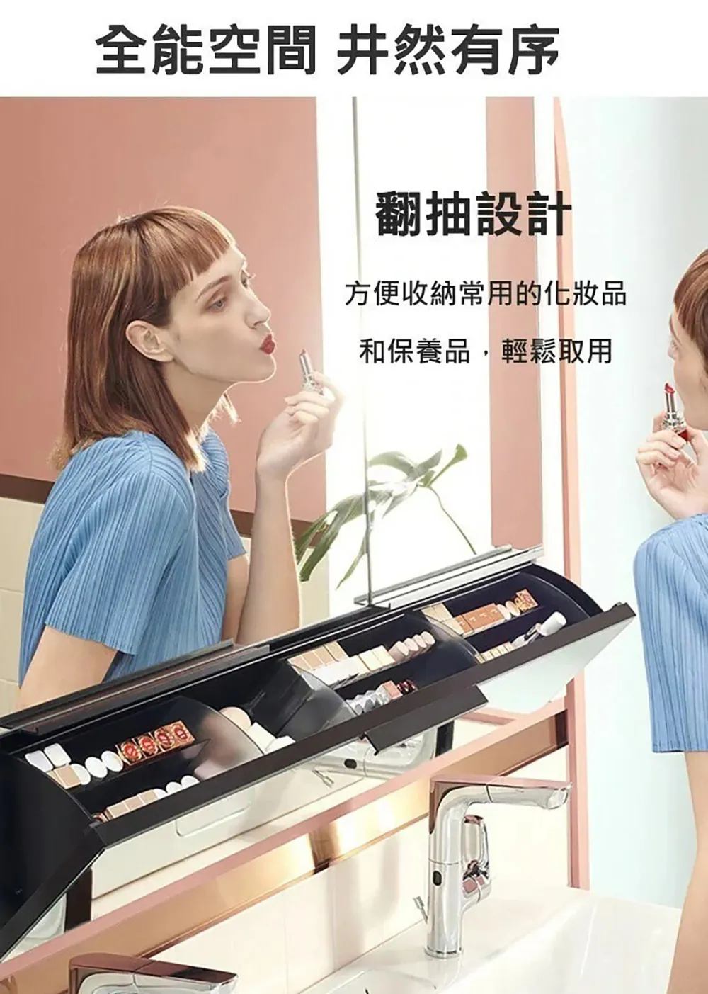 【格蘭登】美國 KOHLER MAXISPACE 2.0 雙側燈鏡櫃 100cm K-37969T-NA 限量優惠:圖片 5