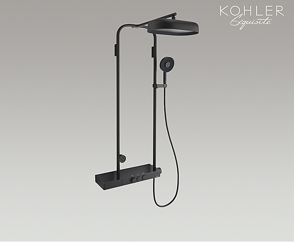 【格蘭登】美國 KOHLER SPAVIVA 三出水恆溫淋浴柱 K-EX31845T-9-BL 限時優惠~2026/12/31