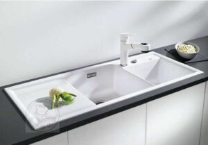 【格蘭登】德國 Blanco Axia 8 S 結晶花崗岩水槽 40+32cm 上嵌／下嵌