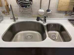 【格蘭登】 不鏽鋼雙槽 下接式 89*53cm DYU-811