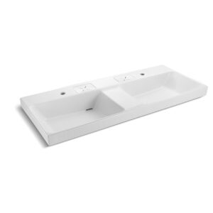 【格蘭登】美國 KOHLER MaxiSpace 2.0 一體化雙面盆 120cm K-24371T-1-0 限量優惠