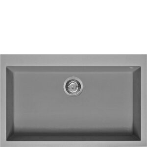 【格蘭登】義大利 Smeg 花崗岩水槽 72cm 上嵌／下嵌 VZ79