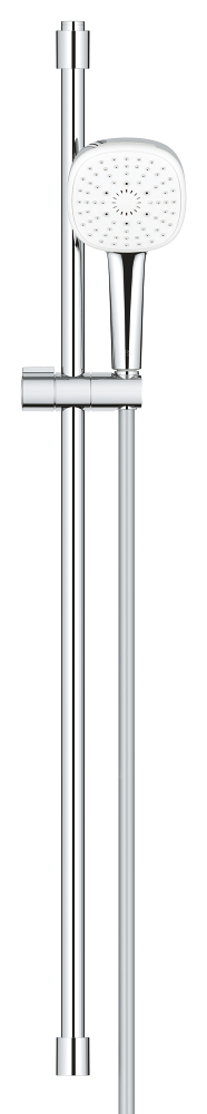 GROHE Tempesta Cube 110 三喷手持花洒滑杆套装 镀铬