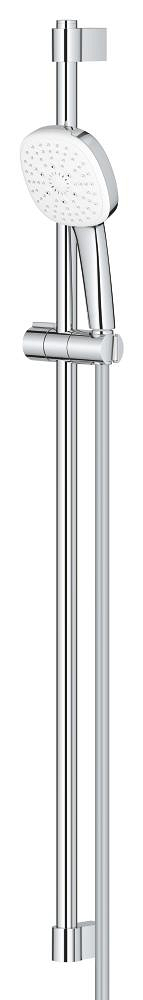 GROHE Tempesta Cube 110 三喷手持花洒滑杆套装 镀铬