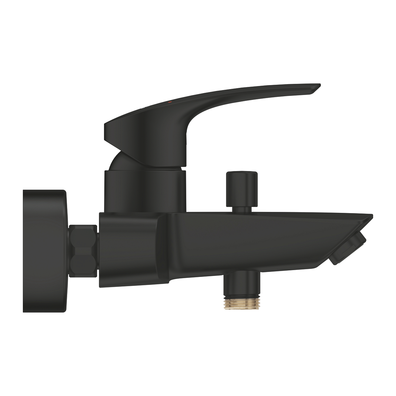 GROHE Eurosmart 单柄浴缸龙头 1/2″ 哑光黑色