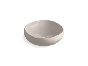 KOHLER Poetica 圓形台上盆 松露灰 438mm