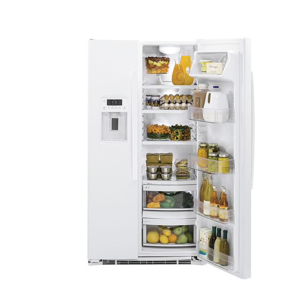 GE 702L 薄型雙門對開冰箱 白色