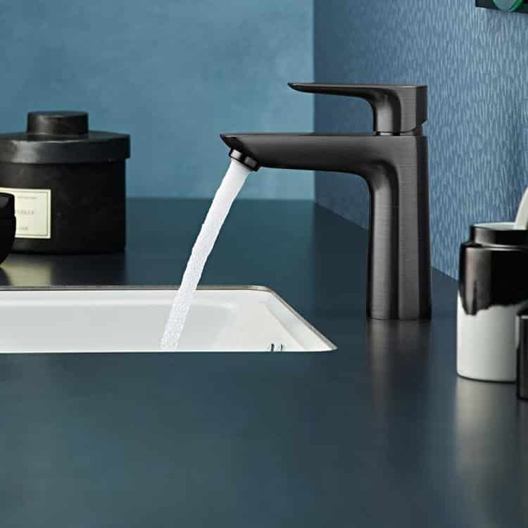 【格蘭登】德國 Hansgrohe Talis E 110 面盆龍頭 烤漆黑 展示品優惠:圖片 3