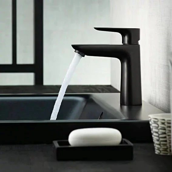 【格蘭登】德國 Hansgrohe Talis E 110 面盆龍頭 烤漆黑 展示品優惠:圖片 2